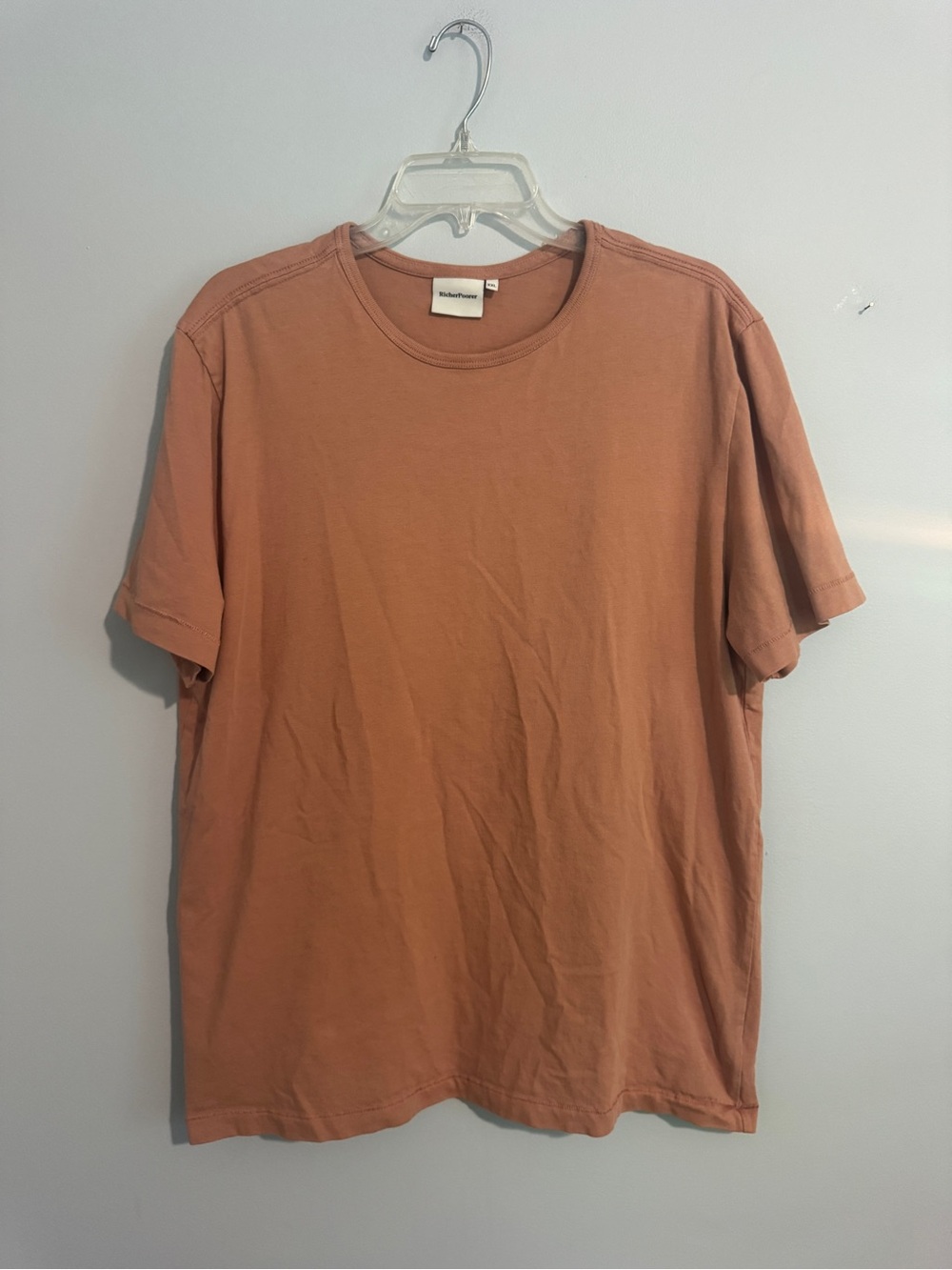 Richer Poorer Men's Crewneck Tee in Terracotta